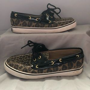 Leopard Print Sperry